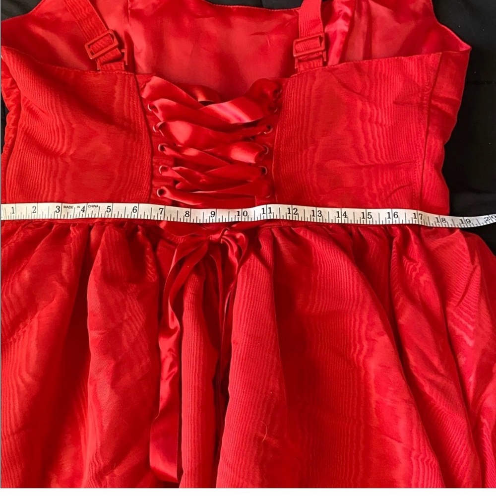 Sugar Thrillz Vibrant Red Chemise - Picture 5 of 13